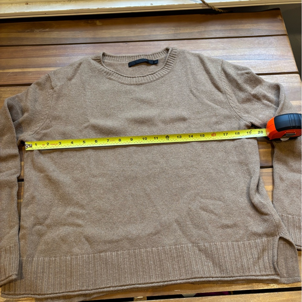 Jenni Kayne Tan/Camel Wool and Cashmere Sweater Women's Size XS - Picture 7 of 8
